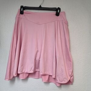 Women's Pink A-Line Skirt